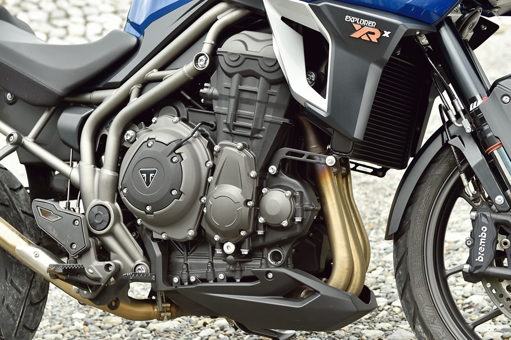 トライアンフのタイガーエクスプローラーxrx-low のエンジン
