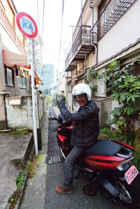ヤマハのトリシティ125で細道アタック!