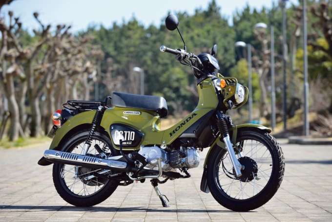 新型CROSSCUB110の7:3イメージカット