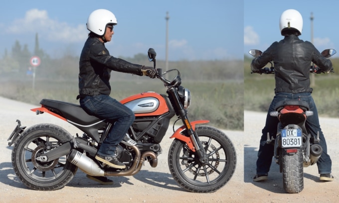 DUCATI SCRAMBLER ICONの足つき&乗車ポジション