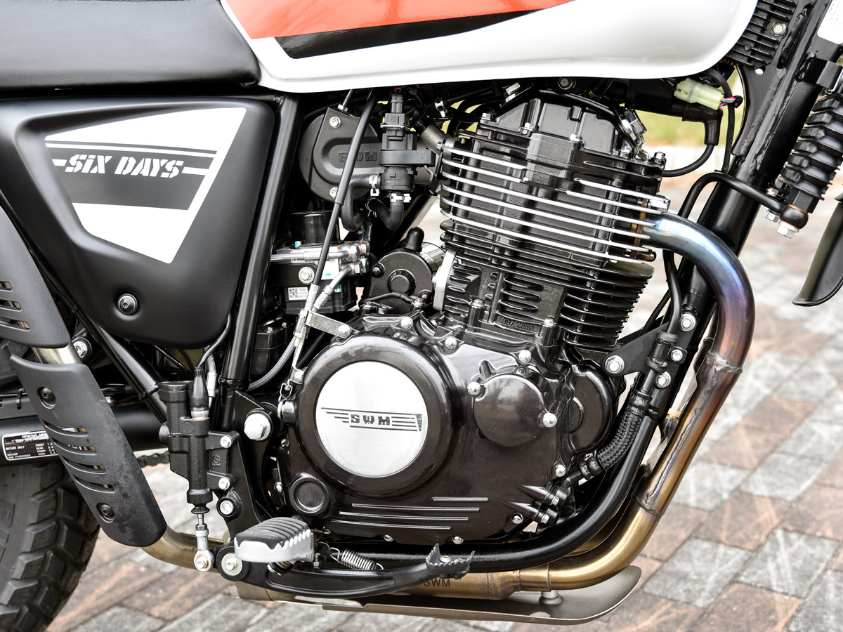 SWM シックスデイズ400 エンジン