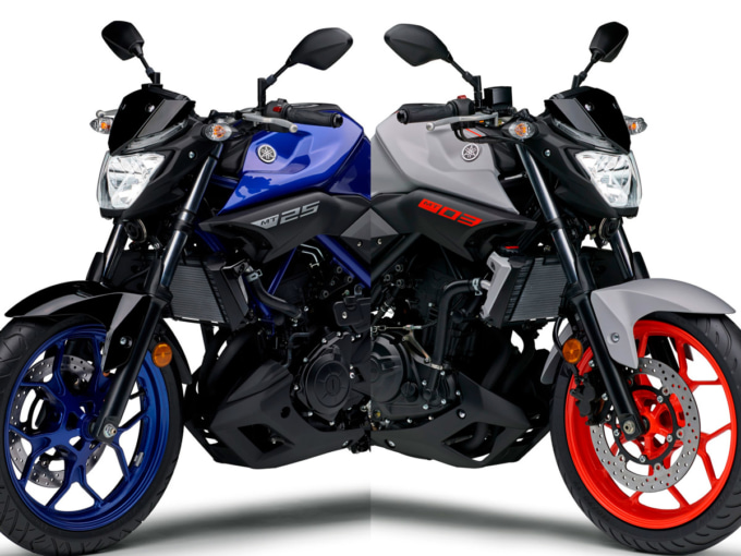 2019年モデルのYAMAHA MT-25&MT-03