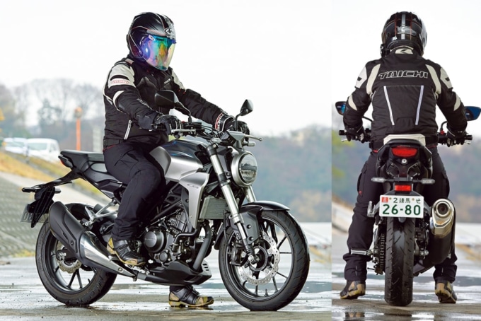 HONDA CB250R 足つき&乗車ポジション