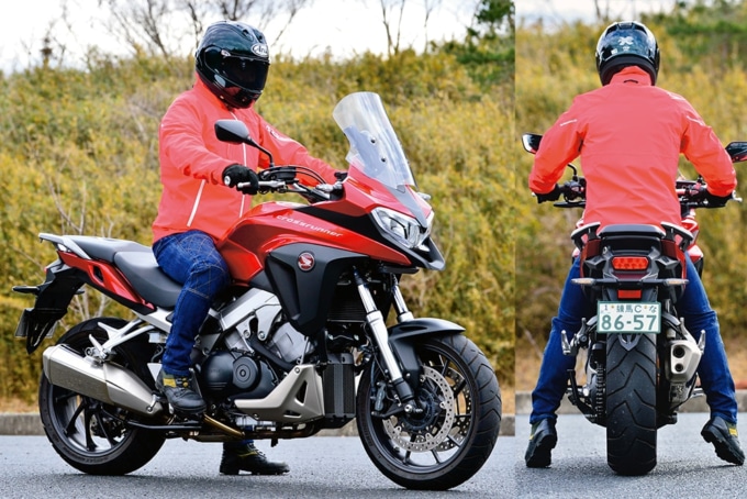 HONDA VFR800X 足つき&乗車ポジション