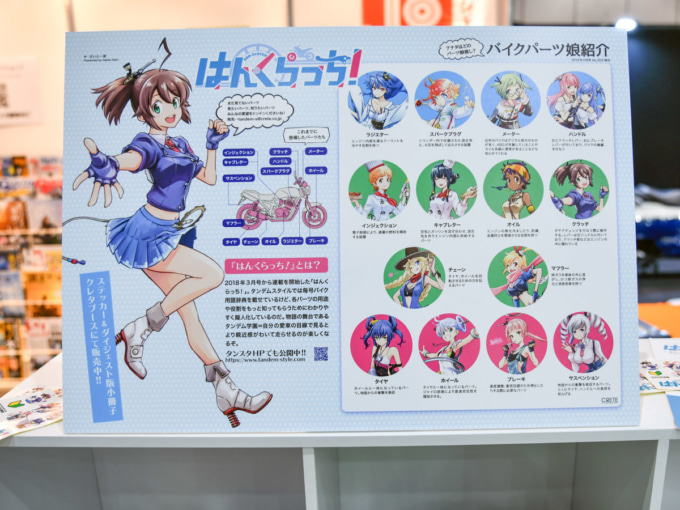 東京モーターサイクルショー2019 はんくらっち!解説ボード