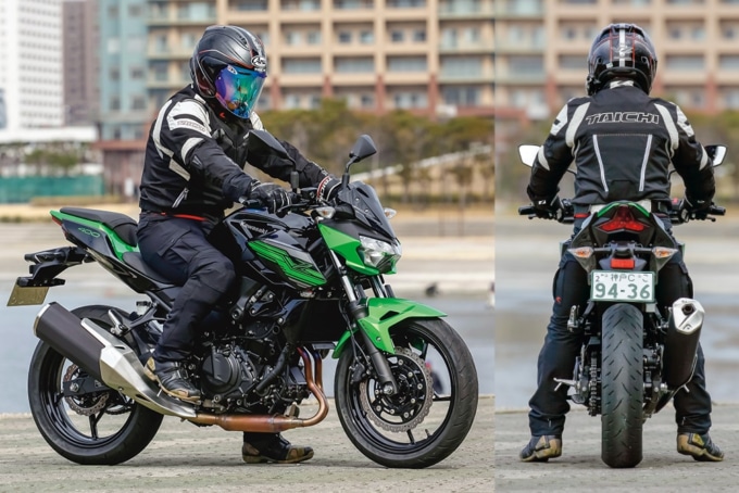 2019年式 カワサキ Z400 足つき&乗車ポジション
