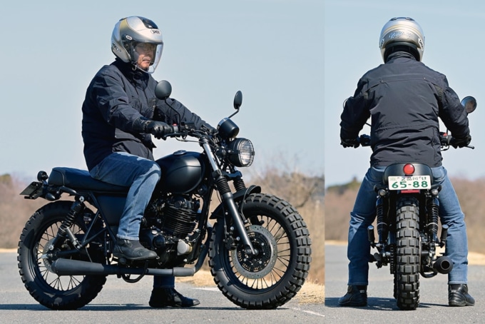 MUTT MOTORCYCLES サバス250 足つき&乗車ポジション