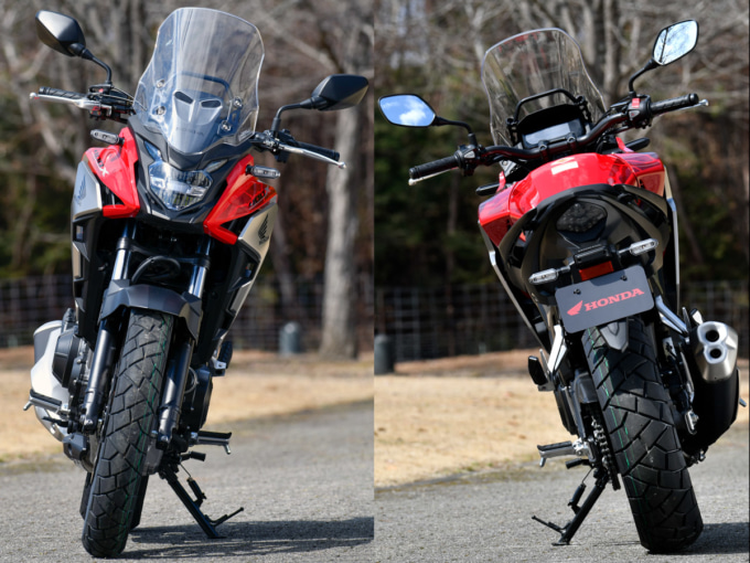 HONDA 400X フロント&リヤビュー