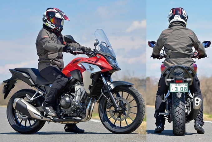 2019年モデル HONDA 400X 足つき&乗車ポジション