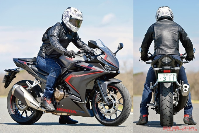2019年モデル HONDA CBR400R 足つき&乗車ポジション