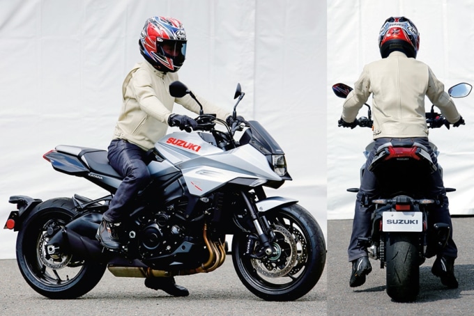 SUZUKI KATANA 足つき&乗車ポジション
