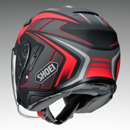 SHOEI J-Cruise Ⅱ AGLERO TC-1(レッド×ブラック)リヤビュー