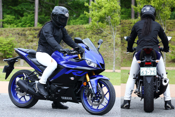 YAMAHA YZF-R3 ABS 足つき&乗車ポジション