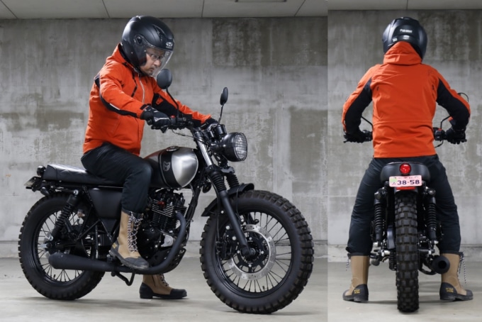 マットモーターサイクルズ RS-13 125 足つき&乗車ポジション