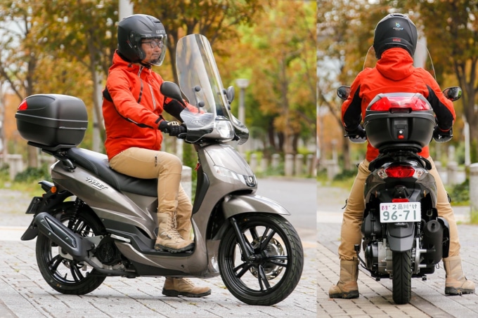プジョー ツイート150 ABS スペシャルエディション 足つき&乗車ポジション