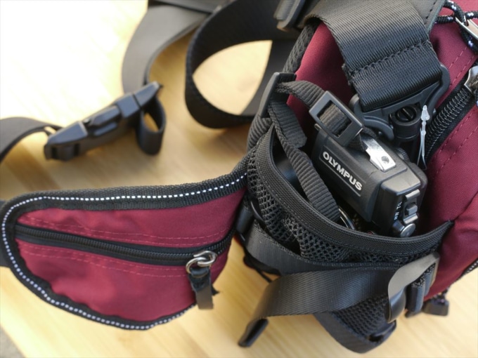 MaxFritz(マックスフリッツ)MFA-2203 ウエストバッグ・モンゴルⅢ サイドポケット使用例