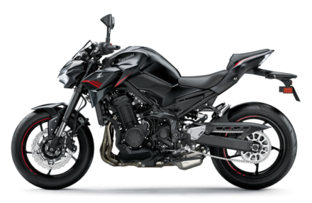 カワサキ Z900(2020年モデル)メタリックスパークブラック×メタリックフラットスパークブラック 左サイドビュー