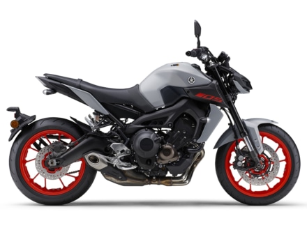 2020年モデル YAMAHA MT-09 ABS(マットライトグレー)右サイドビュー