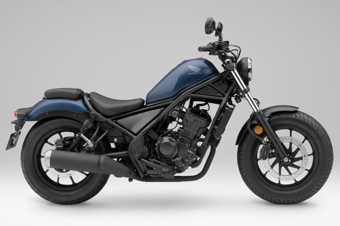 2020年モデル HONDA REBEL250(マットジーンズブルーメタリック)左サイドビュー
