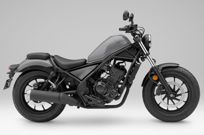 2020年モデル HONDA REBEL250(マットアーマードシルバーメタリック)左サイドビュー