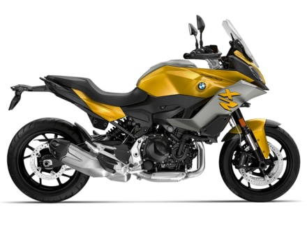 BMW F900XR(ガルバニック・ゴールド・メタリック)右サイドビュー