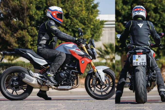 F900Rの足つき&乗車ポジション