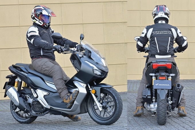 HONDA ADV150の足つき&乗車ポジション