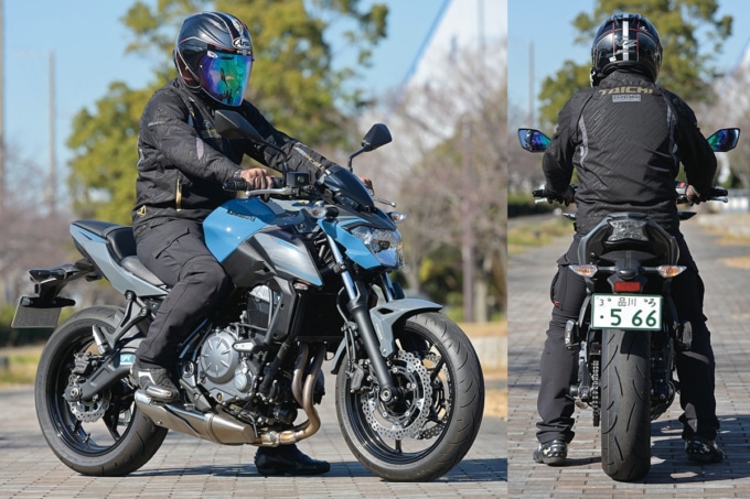 KAWASAKI Z650 足つき&乗車ポジション