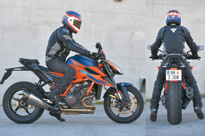 1290 SuperDuke Rの足つき&乗車ポジション