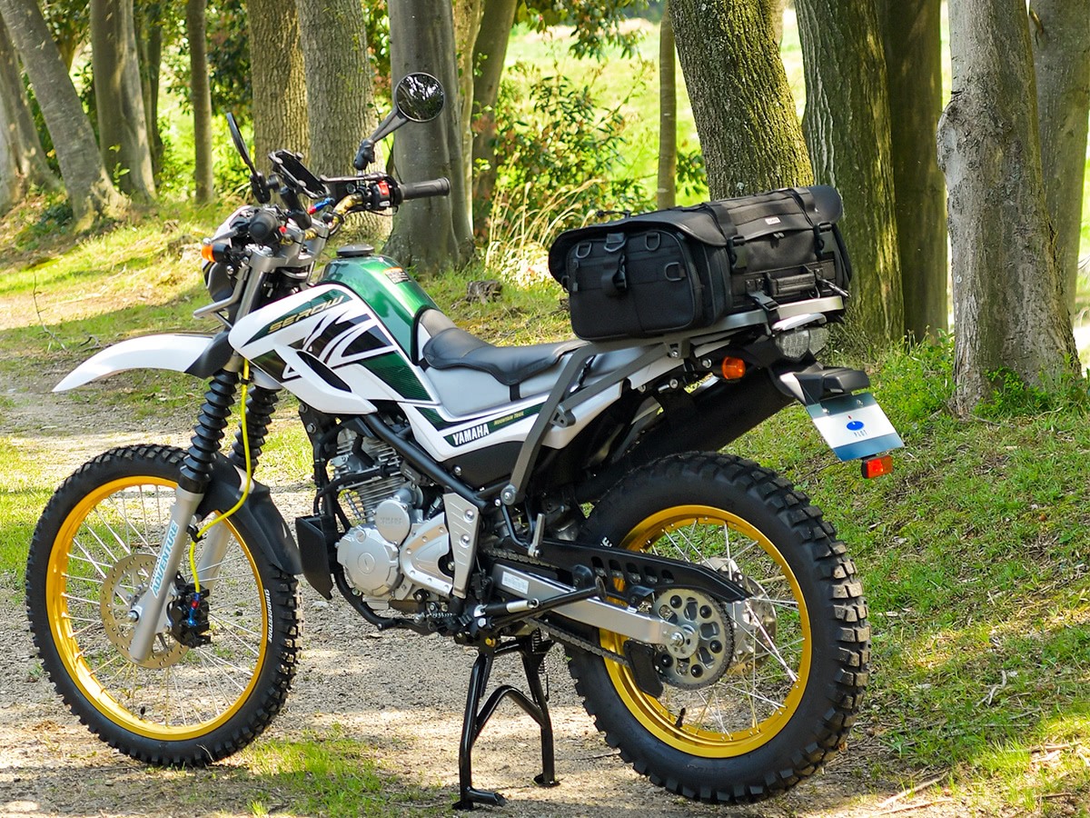 プロト IGAYAシートバッグを装着したセロー250