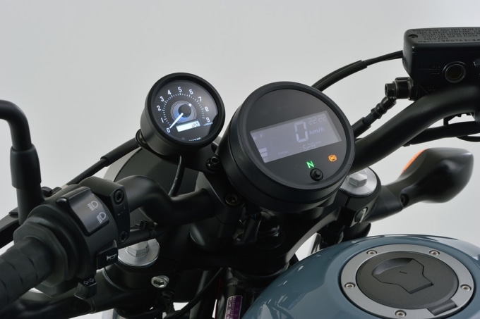 VELONAタコメーターキット φ48を装着したREBEL250(レブル250)