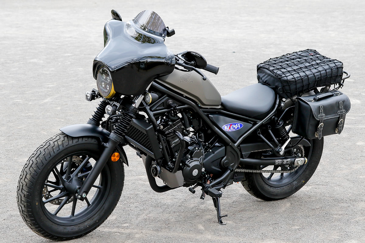 キジマ トランスコンチネンタルスタイル for レブル250のデモ車