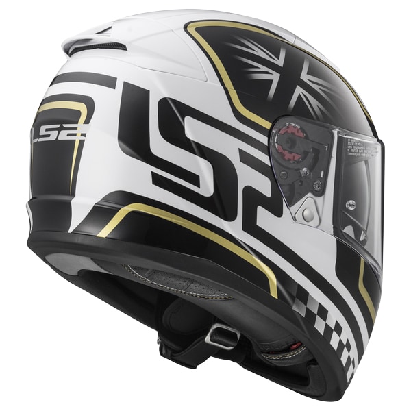 LS2 HELMETS BREAKER ホワイトブラック サイドビュー