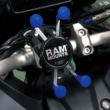 RAM MOUNTS(ラムマウント) カラーキャップ ブルー装着
