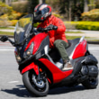 SYM CRUiSYM250(クルージム250)のコーナリング走行