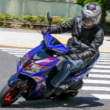 SYM JET S(ジェットS)のコーナリング走行