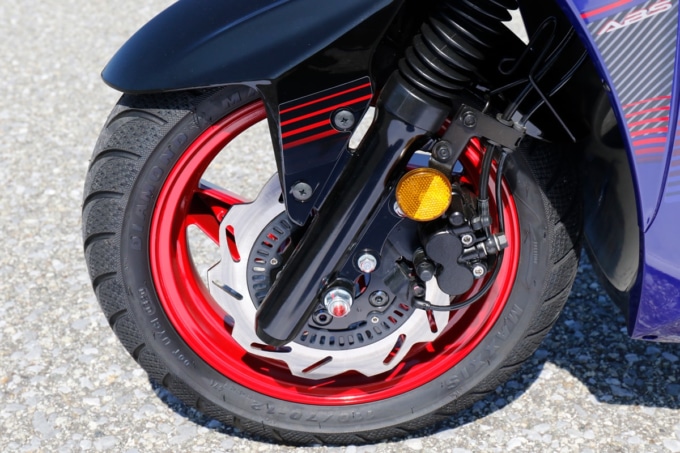SYM JET S(ジェットS)のフロント足まわり