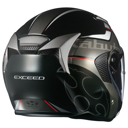 カブト EXCEED GLIDE(エクシード グライド)リヤビュー