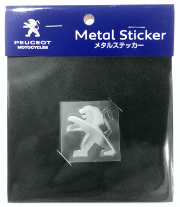 プジョーモトシクル メタルステッカー(非売品)