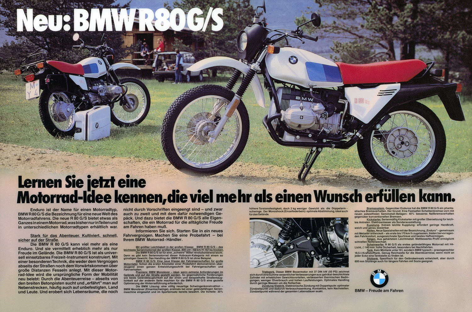 BMW R80G/S 広告