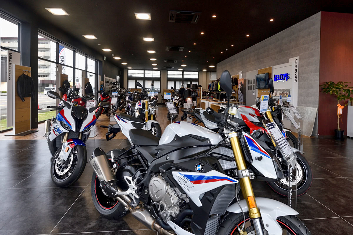 Motorrad岐阜 車両展示エリア