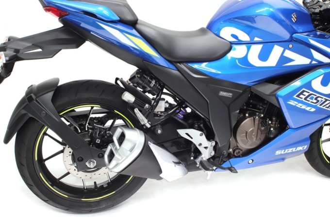 ハイパープロ「ジクサー SF250適合リアショック(ホース付きタンクタイプ)」