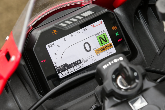2021年モデルHONDA CBR600RR(2BL-PC40)液晶ディスプレイ