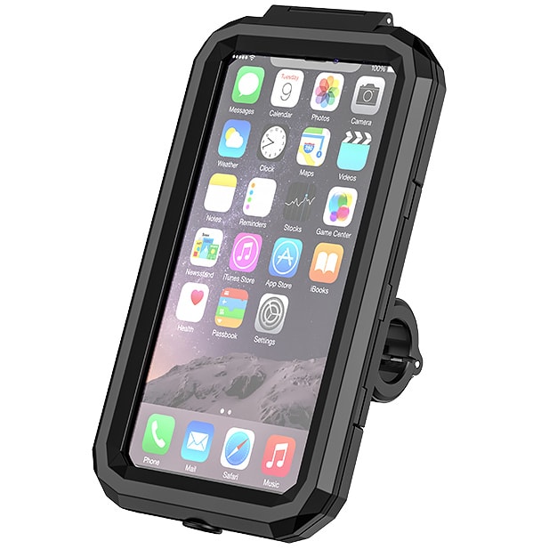 DEF WATERPROOF ハードケース スマホホルダー使用イメージ