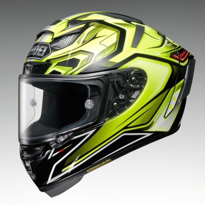 SHOEI X-Fourteen AERODYNE(エアロダイン)イエロー×ブラック(受注限定販売モデル)