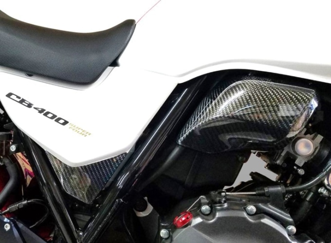 フォルスデザイン ホンダ・CB400SF/SB(CB400スーパーフォア/スーパーボルドール)用 カーボンエアクリーナーカバー