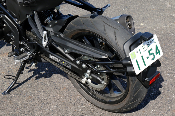 BENELLI LEONCINO250(ベネリ レオンチーノ250)リヤ足まわり