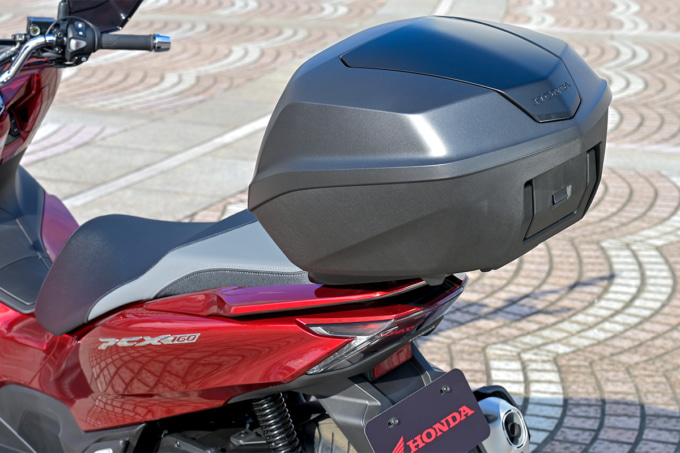 HONDA PCX(2021年モデル)純正アクセサリーのトップケース