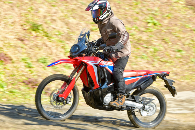 HONDA CRF250RALLY(2BK-MD47/2021年モデル)ダート走行