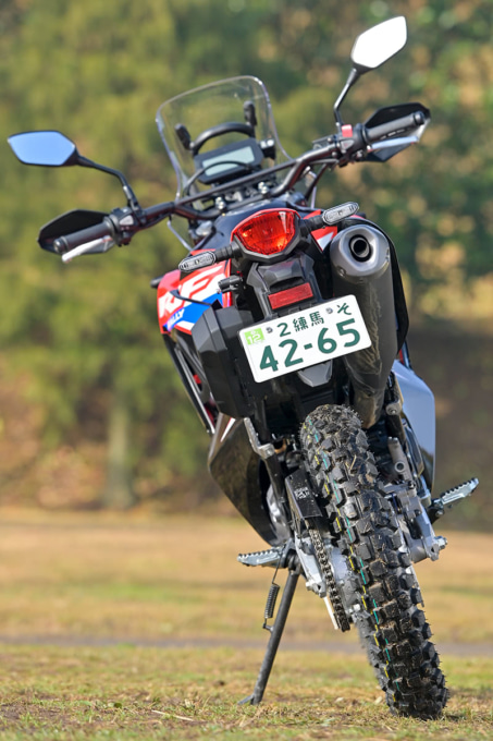 HONDA CRF250RALLY(2BK-MD47/2021年モデル)リヤビュー